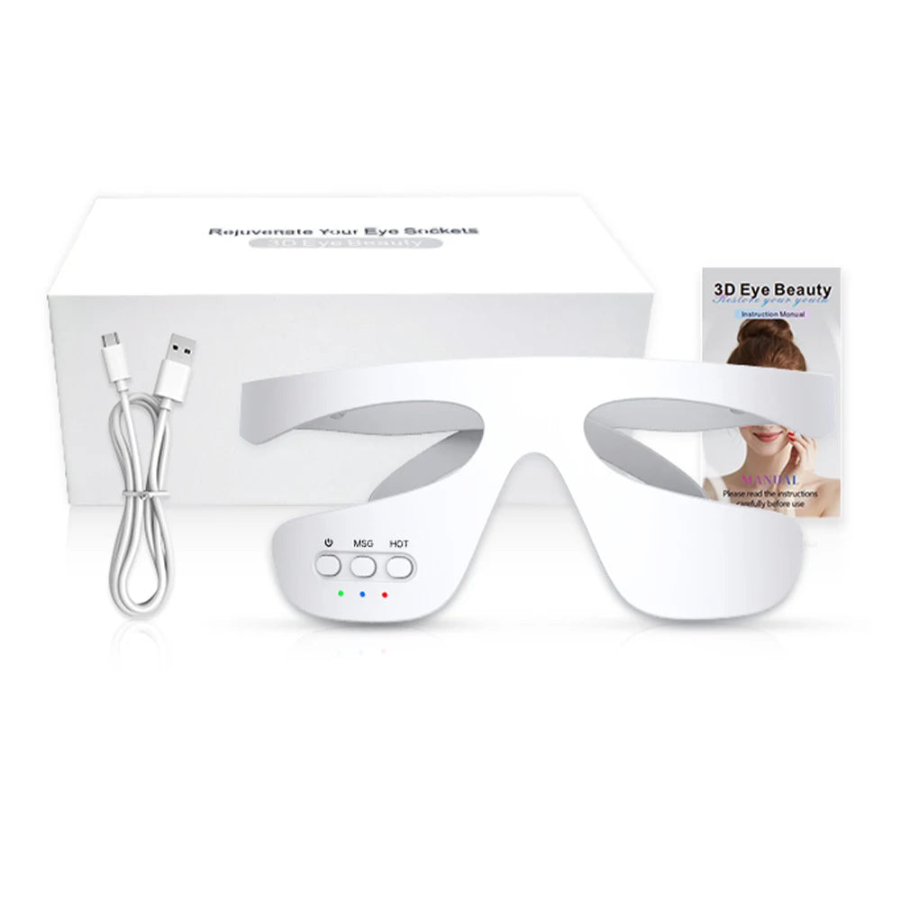 3D Eye Massager Device – Dark Circles & Wrinkle Care