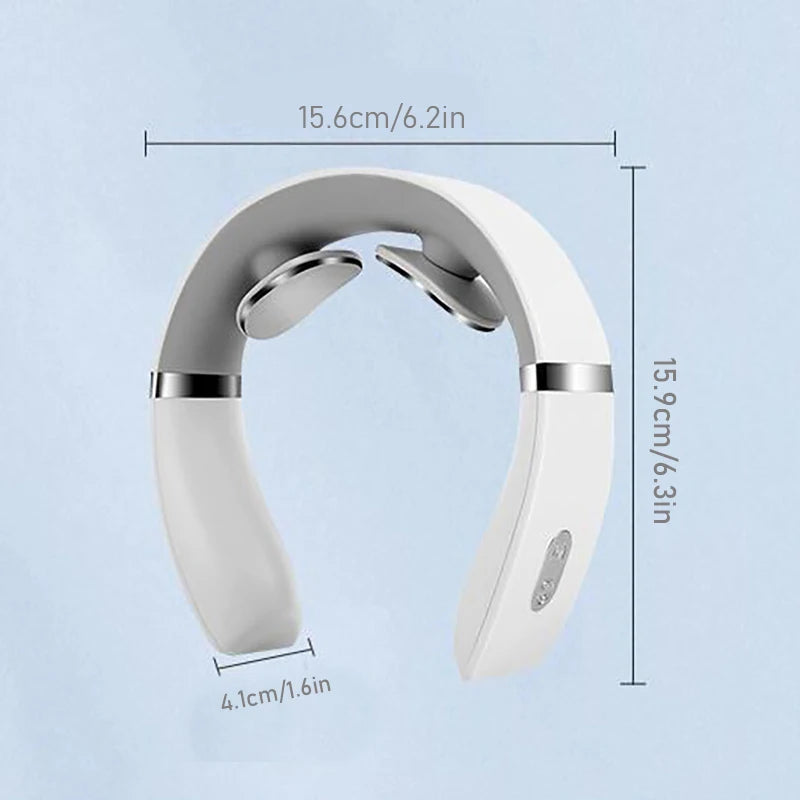 YOSYO Portable Cervical Massager Deep Neck And Shoulder Massage With Warm Heat For Home Office Use NECK002