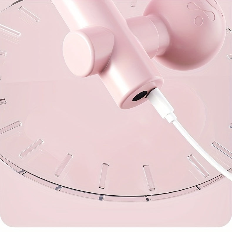 Mini Muscle Massage Gun Portable Deep Tissue Massager With 7mm Amplitude 4 Speed Quiet USB C For Athletes And Seniors