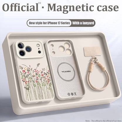 Premium MagSafe Case For iPhone 13 Pro Max To 17 Pro Max Lens Protection Shockproof TPU With Lanyard