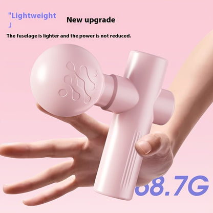 Mini Muscle Massage Gun Portable Deep Tissue Massager With 7mm Amplitude 4 Speed Quiet USB C For Athletes And Seniors