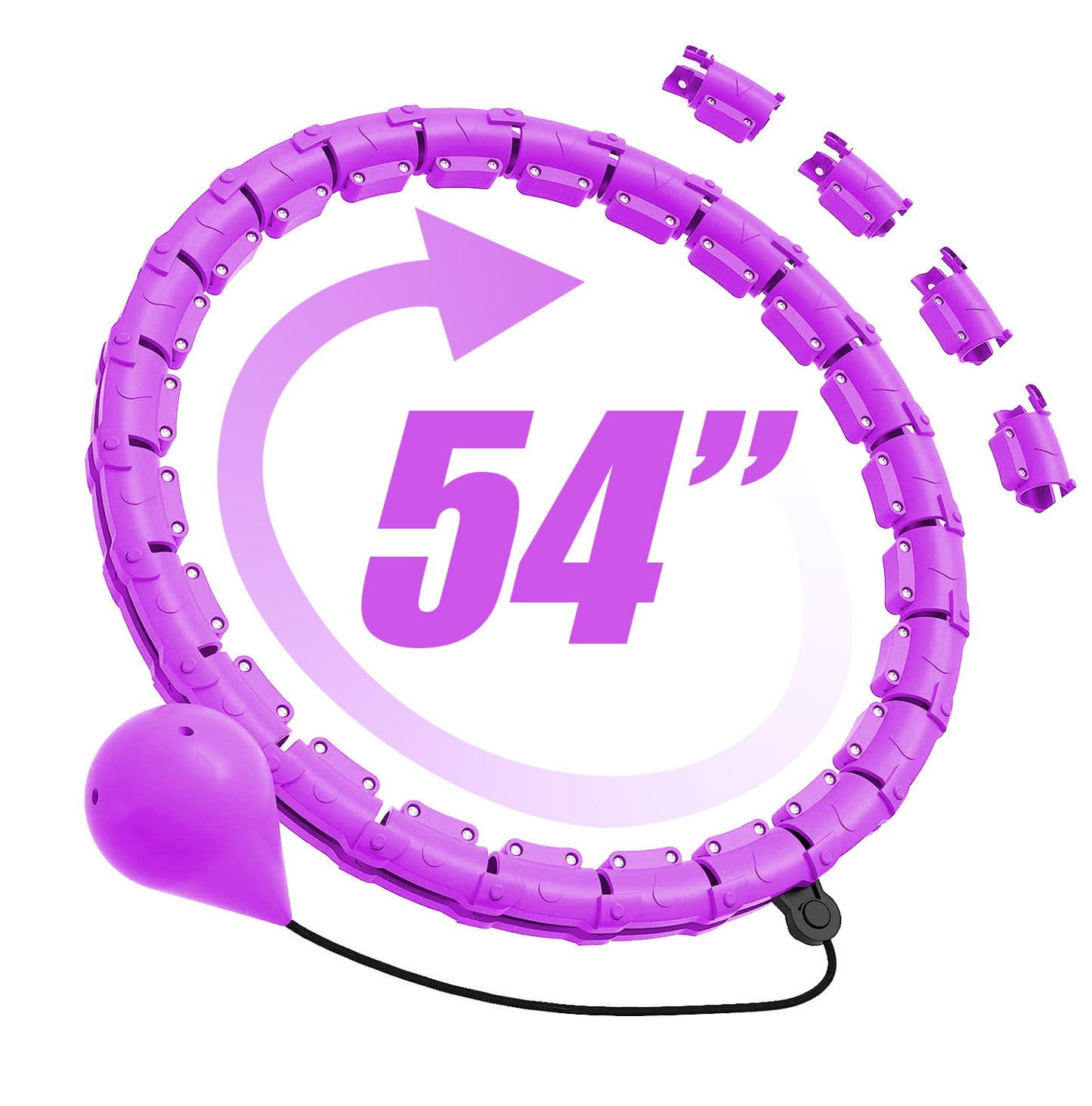 Massage Soft Ball Sports Fitness Slimming Waist Detachable Won't Fall Off