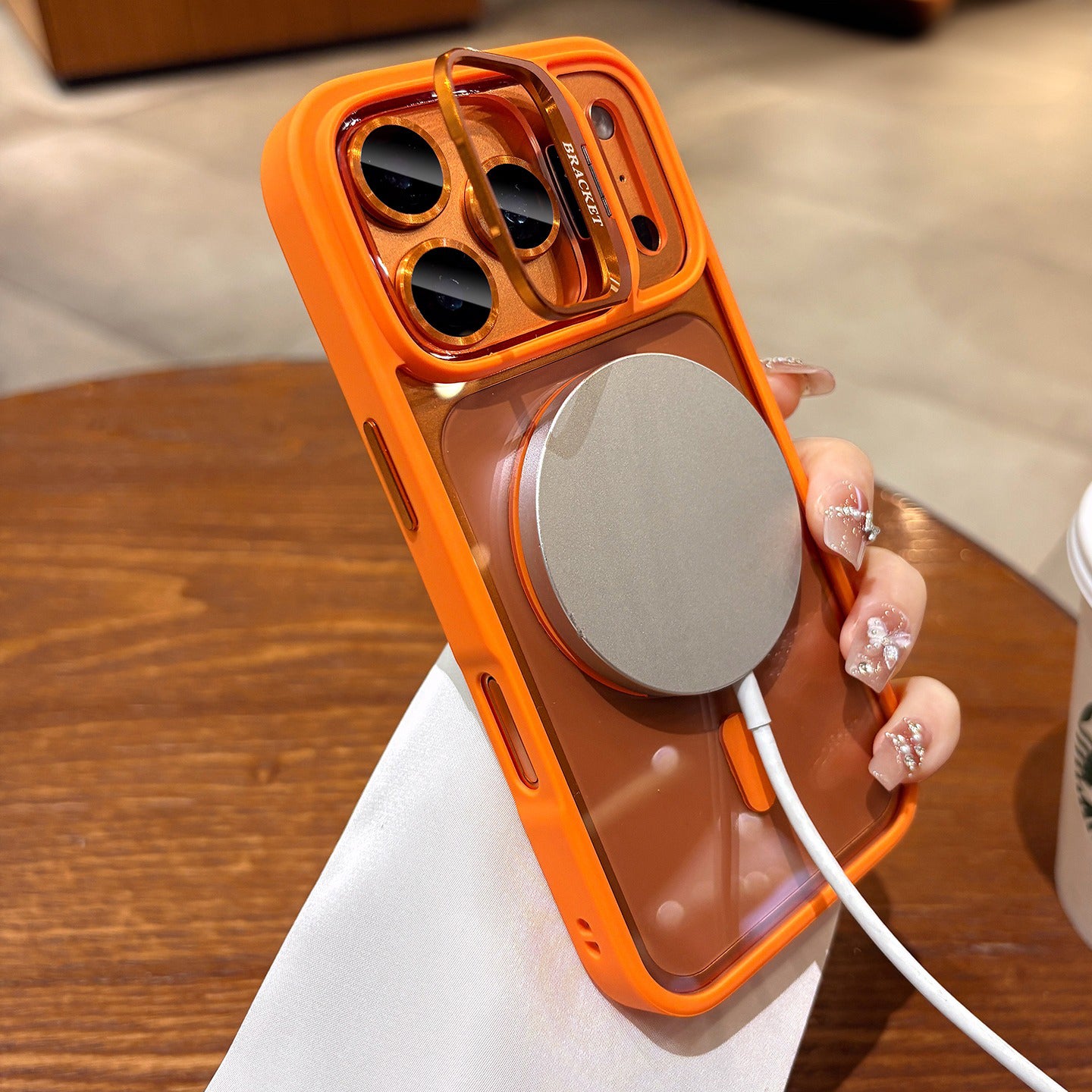 Phone Case: Phone Case Suitable for IPhone17pro Case Lanyard Camera Bracket Magnetic Case for iPhone 17 Pro Max 15 16 12 11 13 14 Plus Wrist Strap Hard Cover