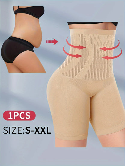 High Waist Tummy Contouring Seamless Panties For Women Breathable Nylon Shaping Underwear All Day Comfort