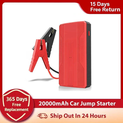 20000mAh Car Battery Jump Starter Portable Car Battery Booster Charger Booster Power Bank Starting Device 12V Gas Vehicles