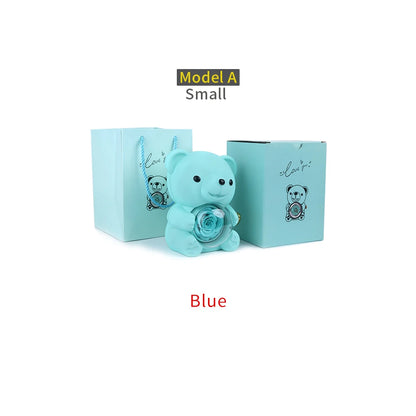 Bear Design Jewelry Box For Necklace Gift Two Options Romantic Gift For Girlfriend
