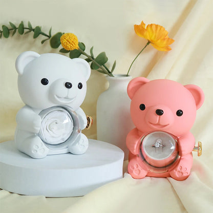 Bear Design Jewelry Box For Necklace Gift Two Options Romantic Gift For Girlfriend