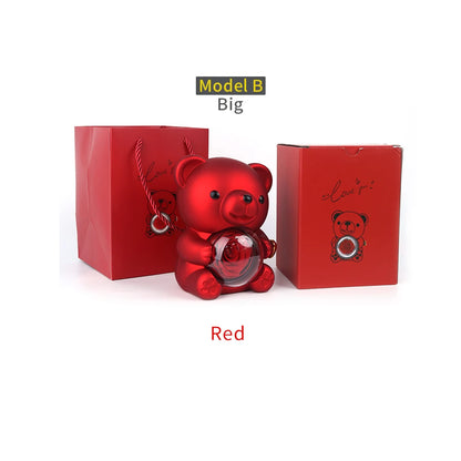 Bear Design Jewelry Box For Necklace Gift Two Options Romantic Gift For Girlfriend