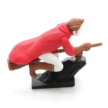 Broomstick Dashboard Drift Ornaments - Witch & Wizard Car Decor, Self-Adhesive DIY Sticker for Vehicle Interior Decoration