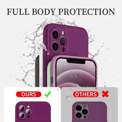 ASTUBIA iPhone 17 Series Case Solid Color Silicone Shockproof Cover Matte Finish Anti Finger Print For iPhone Fans