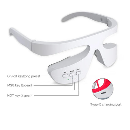 3D Eye Massager Device – Dark Circles & Wrinkle Care