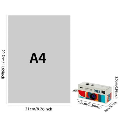 Mini Keychain Thumb Camera Retro Backpack CCD Digital Camera Thumb Camera with 1080P HD Video Recording Outdoor Sports Camera