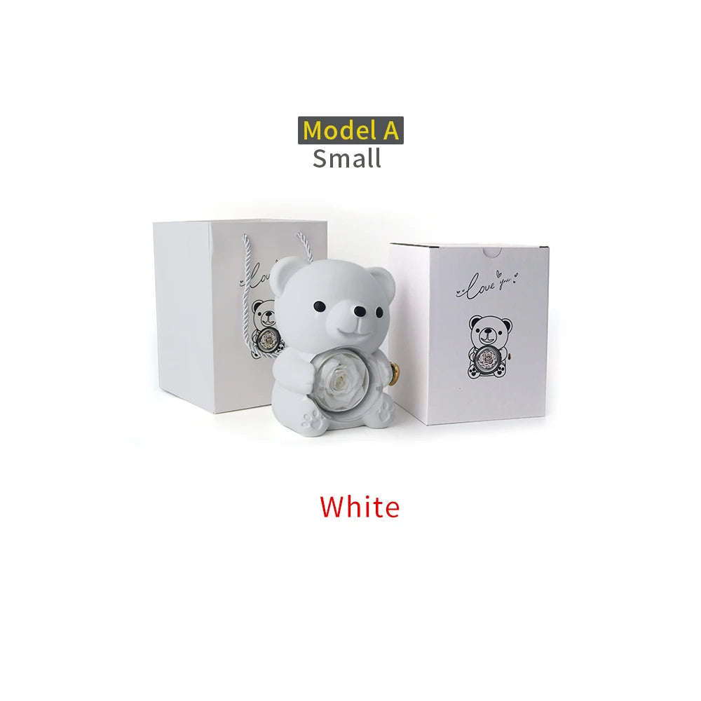 Bear Design Jewelry Box For Necklace Gift Two Options Romantic Gift For Girlfriend