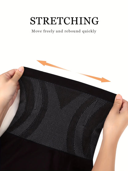 High Waist Tummy Contouring Seamless Panties For Women Breathable Nylon Shaping Underwear All Day Comfort