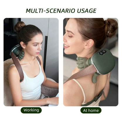 Wireless 4D Neck And Shoulder Massager – Bionic Kneading