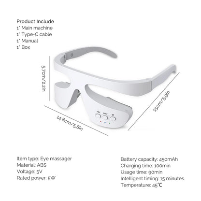3D Eye Massager Device – Dark Circles & Wrinkle Care
