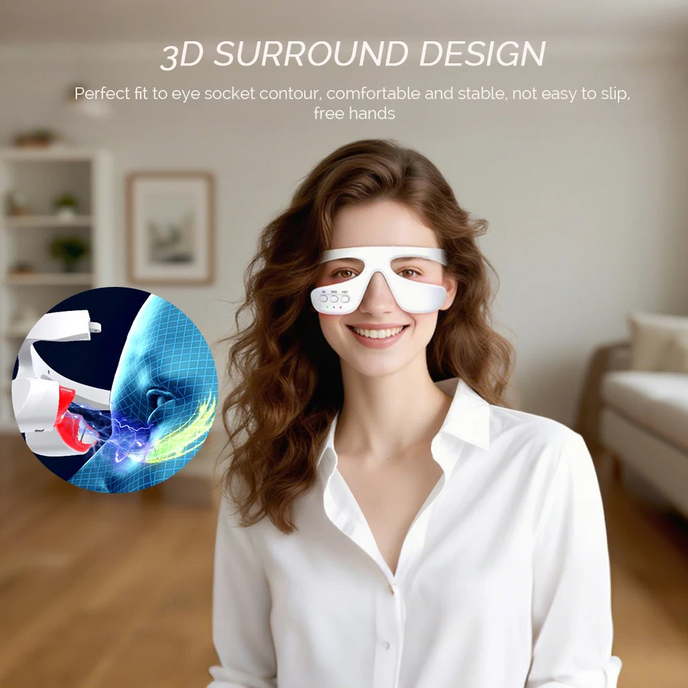 3D Eye Massager Device – Dark Circles & Wrinkle Care