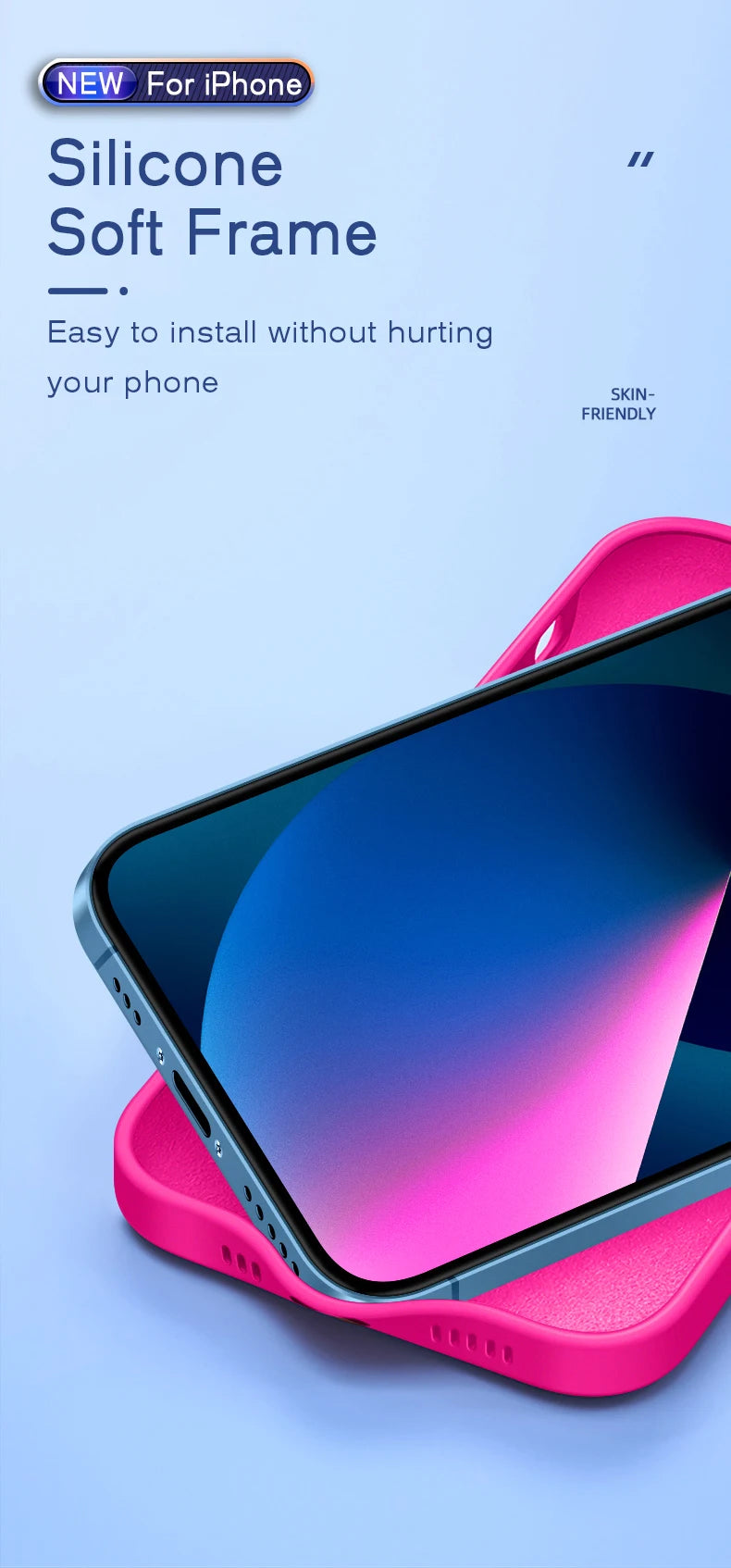 ASTUBIA iPhone 17 Series Case Solid Color Silicone Shockproof Cover Matte Finish Anti Finger Print For iPhone Fans