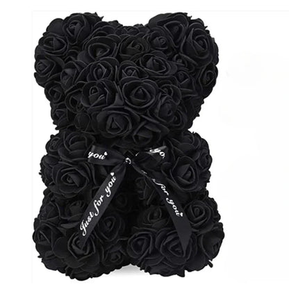 Choice Eternal Rose Bear For Mom Long Lasting Artificial Flower Gift And Home Decor