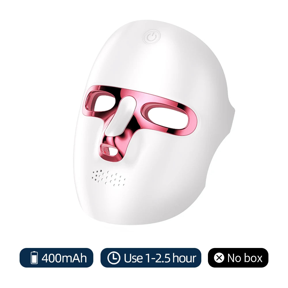 Wireless 7-Color LED Facial Mask – Skin Rejuvenation