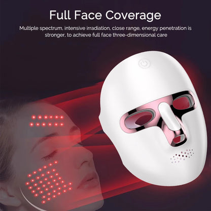Wireless 7-Color LED Facial Mask – Skin Rejuvenation