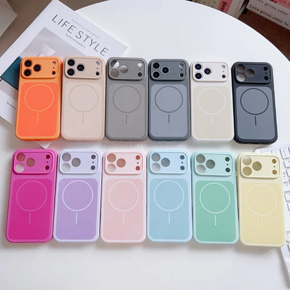MagSafe Silicone Case For iPhone 17 Pro Max Frosted Solid Color Soft Touch Protective Cover