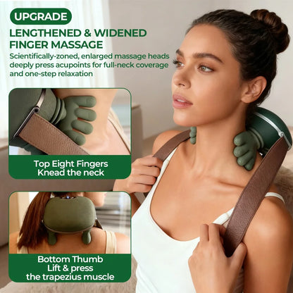 Wireless 4D Neck And Shoulder Massager – Bionic Kneading