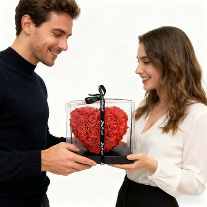 Choice Artificial Rose Gift Box 15cm Romantic Keepsake For Valentines Day Weddings Mothers Day