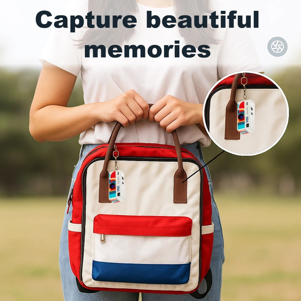 Magecam 0.96 Inch Keychain Camera 1080P Full HD Tiny Camcorder with MicroSD Card Support for Tech Enthusiasts