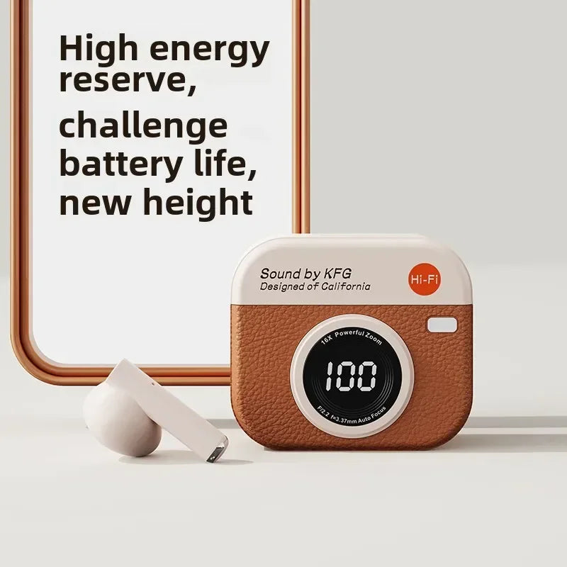 EOENKK TWS Q86 Wireless Earbuds With Active Noise Cancelling, Waterproof Sports Headphones For Workout Enthusiasts