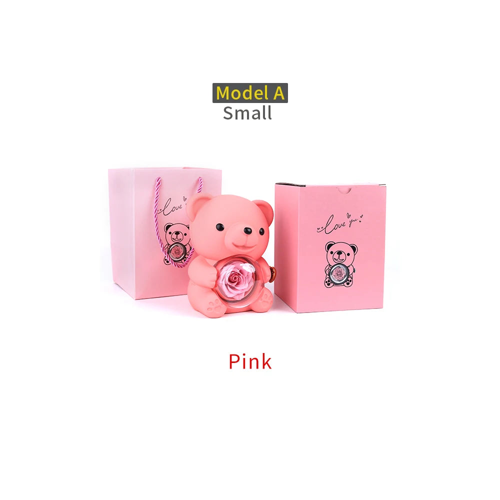 Bear Design Jewelry Box For Necklace Gift Two Options Romantic Gift For Girlfriend