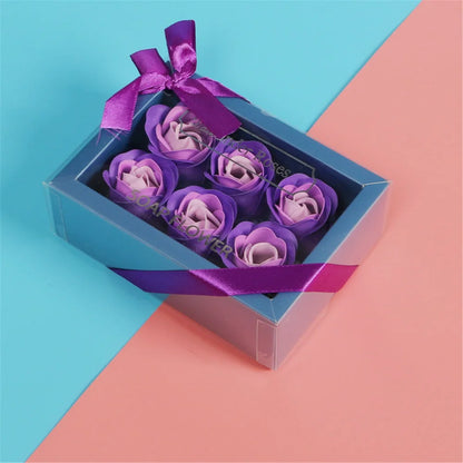 Luxury Artificial Soap Rose Flower Simulation Peony Scented Rose Flowers with Gift Box For Mother's Day Birthday Wedding Party