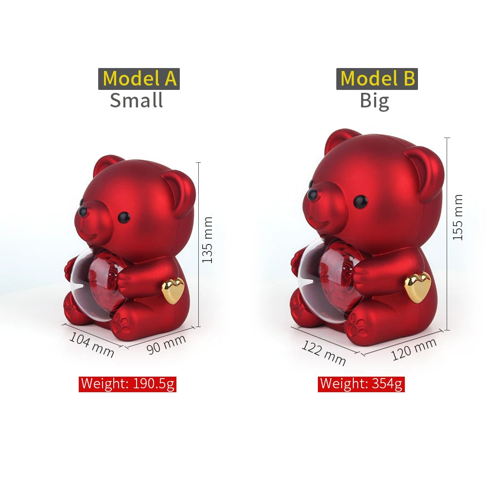 Bear Design Jewelry Box For Necklace Gift Two Options Romantic Gift For Girlfriend