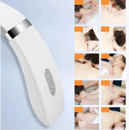 YOSYO Portable Cervical Massager Deep Neck And Shoulder Massage With Warm Heat For Home Office Use NECK002