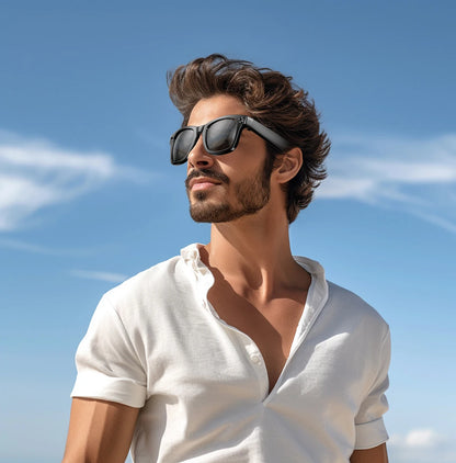 New 800W Camera AI Glasses Men Color-Changing Smart Translation Glasses Photo Video Recording Waterproof Call Smart Sunglasses