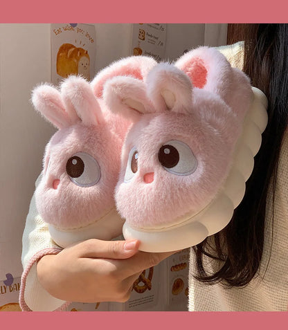 Cozy Velvet Cotton Slippers For Women Indoor Warm Plush Lining Winter Comfort For Home Use