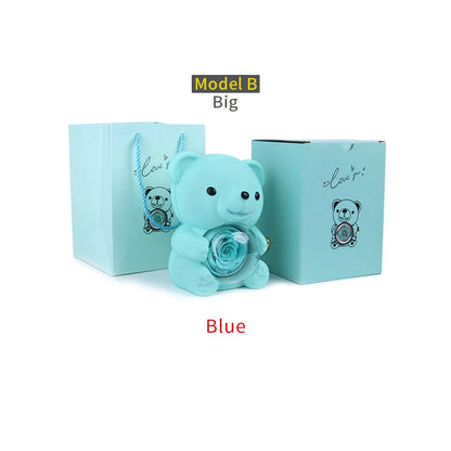 Bear Design Jewelry Box For Necklace Gift Two Options Romantic Gift For Girlfriend