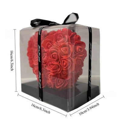Choice Artificial Rose Gift Box 15cm Romantic Keepsake For Valentines Day Weddings Mothers Day