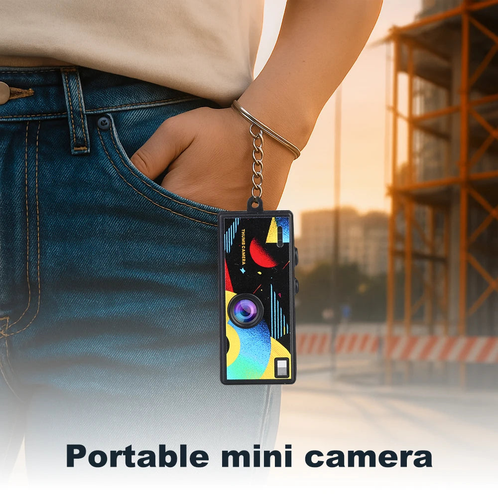 Magecam 0.96 Inch Keychain Camera 1080P Full HD Tiny Camcorder with MicroSD Card Support for Tech Enthusiasts