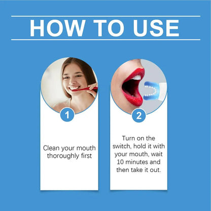 Tooth Cleaning Device Portable Dental Cleaner For Home Use Removes Stains And Plaque Effortlessly