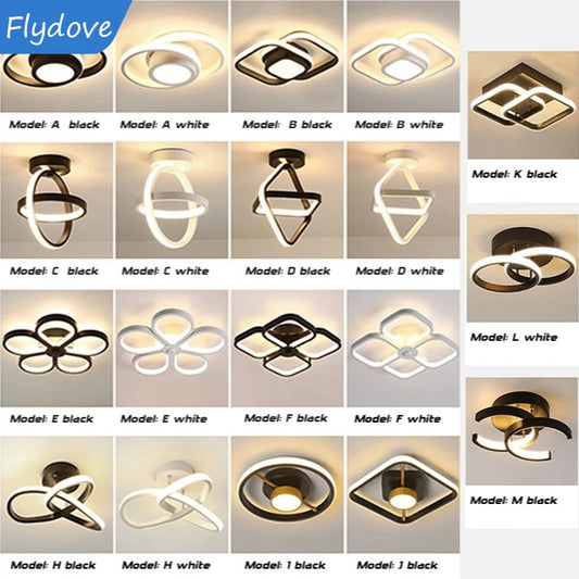 Nordic Minimalist LED Ceiling Light For Corridor And Hallway Bulbs Included Modern Home Decor For Homeowners