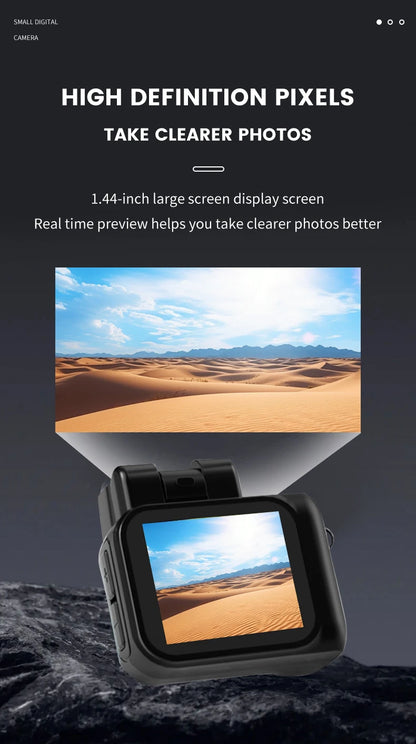 Y4000 Mini Keychain Camera With Screen HD 1080P Portable Retro kids Cam Ultra Compact Pocket DV Video Recorder With Flash Lamp