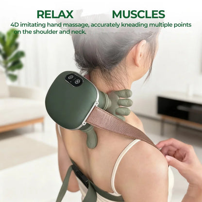 Wireless 4D Neck And Shoulder Massager – Bionic Kneading