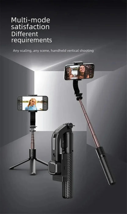 FGCLSY Bluetooth Handheld Gimbal Stabilizer Mobile Phone Selfie Stick Aluminum Alloy Adjustable Tripod for Smartphone Live