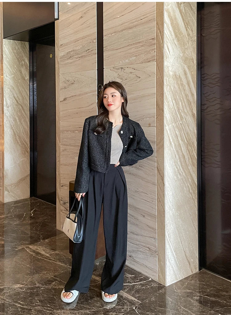 2025 Basic V-neck Chic  Autumn Winter Pullover Women Female Knitted Ribbed Sweater Slim Long Sleeve Badycon High Quality Sweater