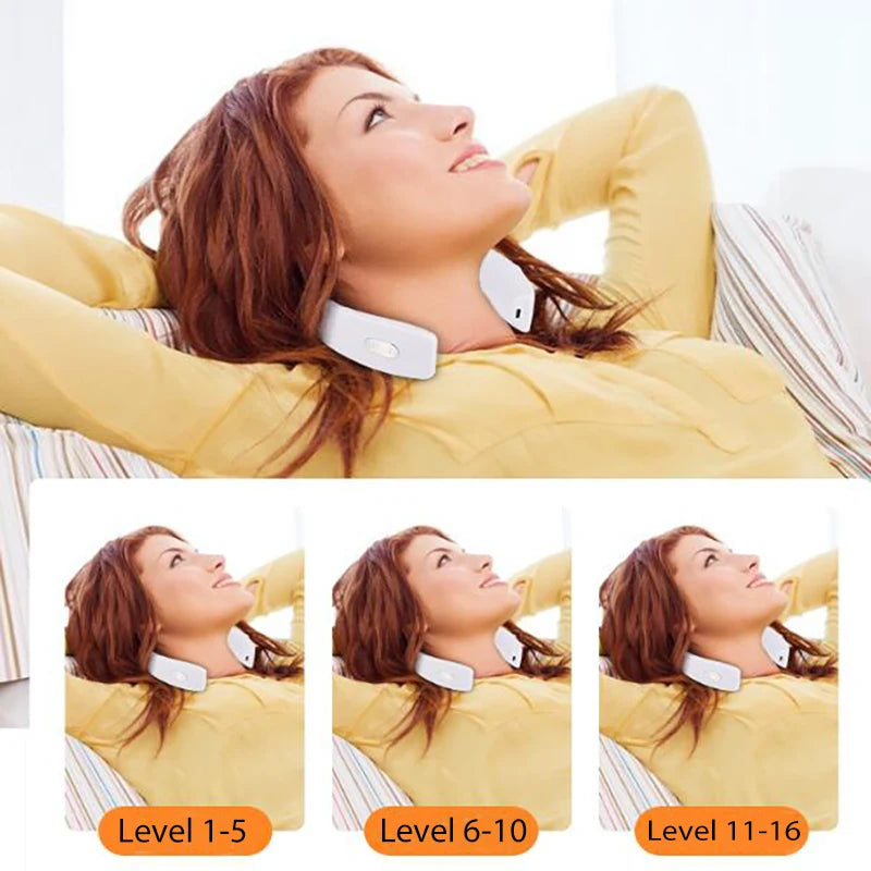 YOSYO Portable Cervical Massager Deep Neck And Shoulder Massage With Warm Heat For Home Office Use NECK002