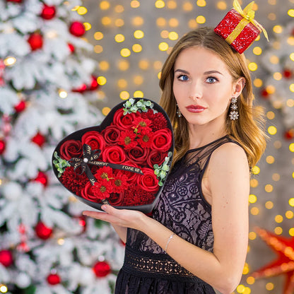 Rose Soap Flowers Gift Box Long Lasting By RUEESEE For Mom Wife Girlfriend Perfect Mothers Day Valentines Day