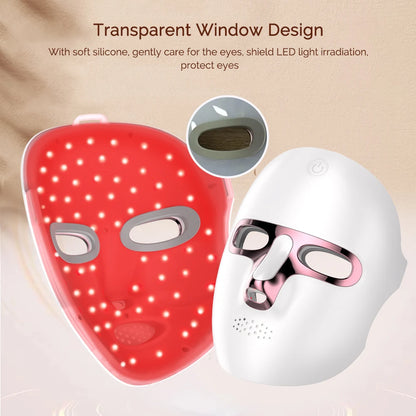 Wireless 7-Color LED Facial Mask – Skin Rejuvenation