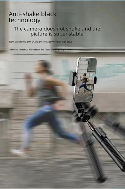 FGCLSY Bluetooth Handheld Gimbal Stabilizer Mobile Phone Selfie Stick Aluminum Alloy Adjustable Tripod for Smartphone Live