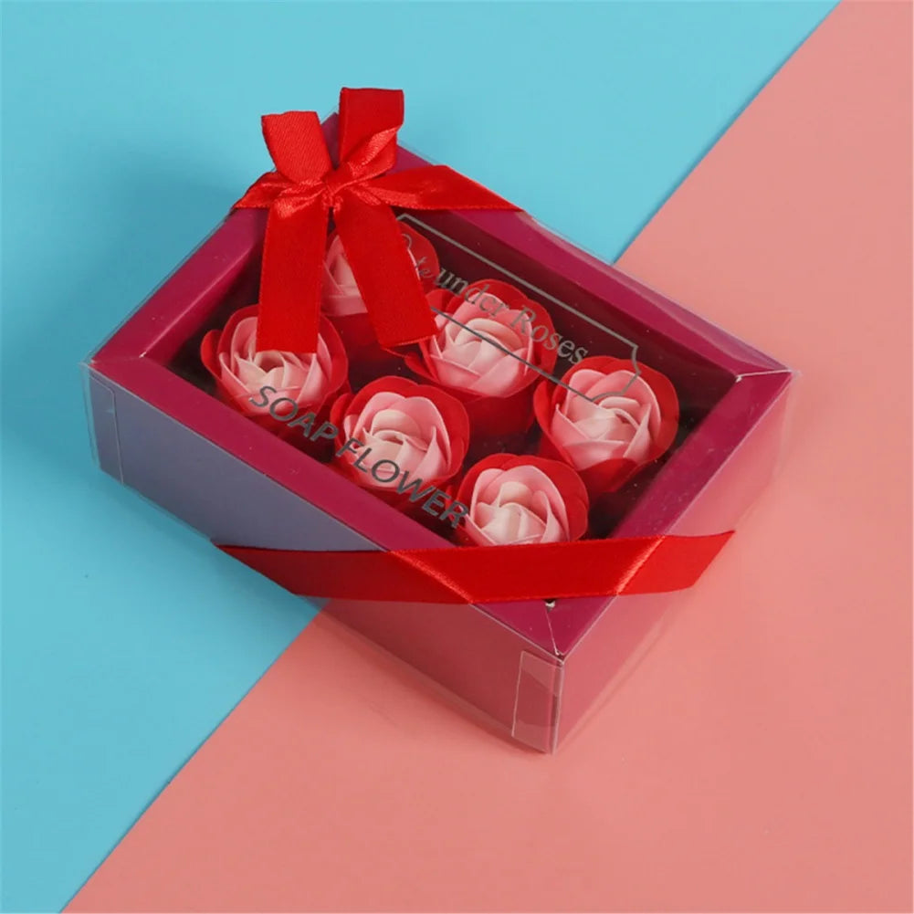 Luxury Artificial Soap Rose Flower Simulation Peony Scented Rose Flowers with Gift Box For Mother's Day Birthday Wedding Party